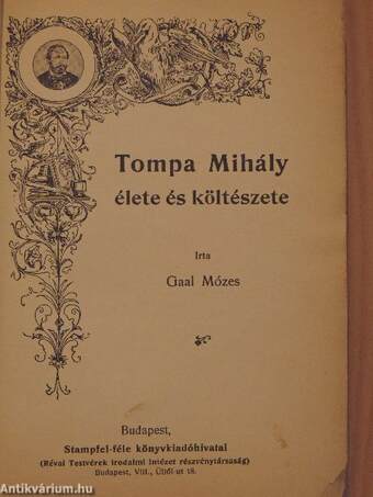 Tompa Mihály élete és költészete