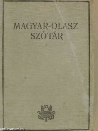 Magyar-olasz szótár