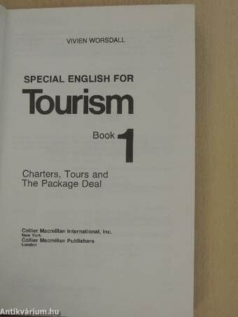 Special English for Tourism 1.