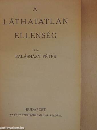 A láthatatlan ellenség