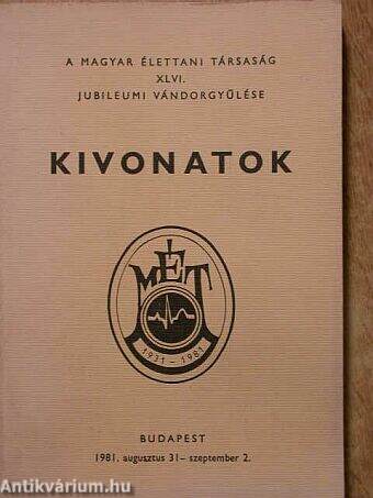 Kivonatok