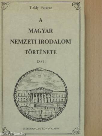 A magyar nemzeti irodalom története 