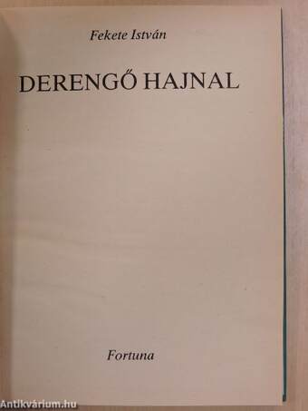 Derengő hajnal