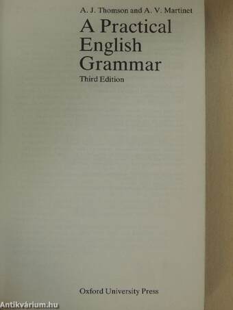 A Practical English Grammar