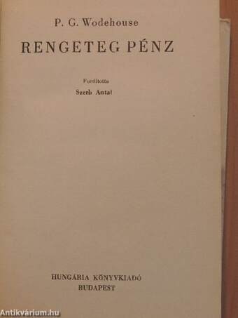 Rengeteg pénz