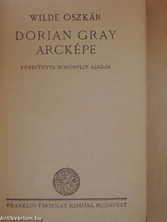 Dorian Gray arcképe