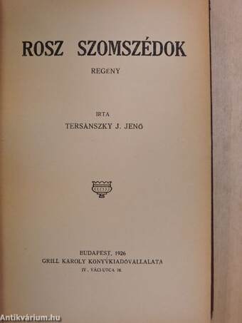 Rosz szomszédok