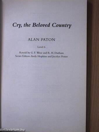 Cry, the Beloved Country