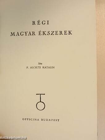 Régi magyar ékszerek