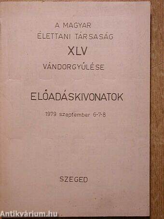 Előadáskivonatok