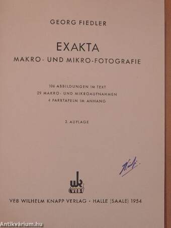 Exakta Makro und Mikro Fotografie