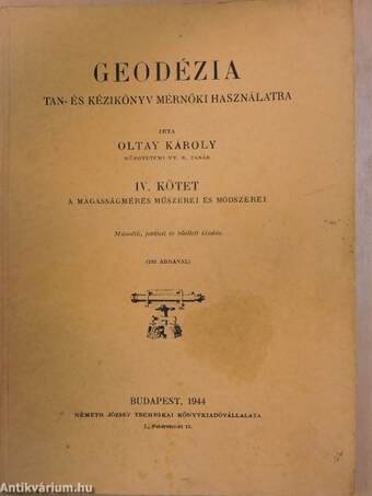 Geodézia IV.