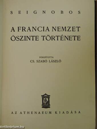 A francia nemzet őszinte története