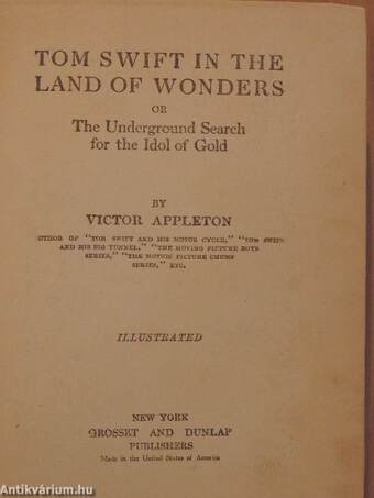 Tom Swift in the Land of Wonders