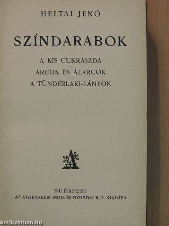 Színdarabok