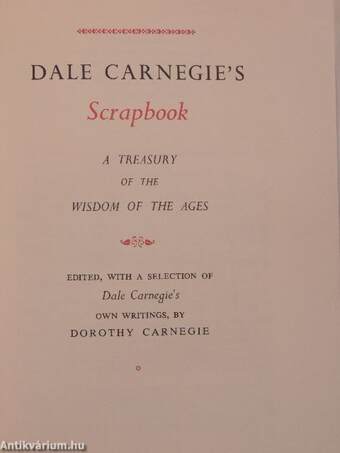 Dale Carnegie's Scrapbook