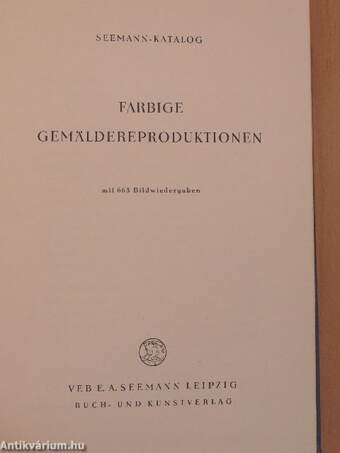 Farbige Gemäldereproduktionen