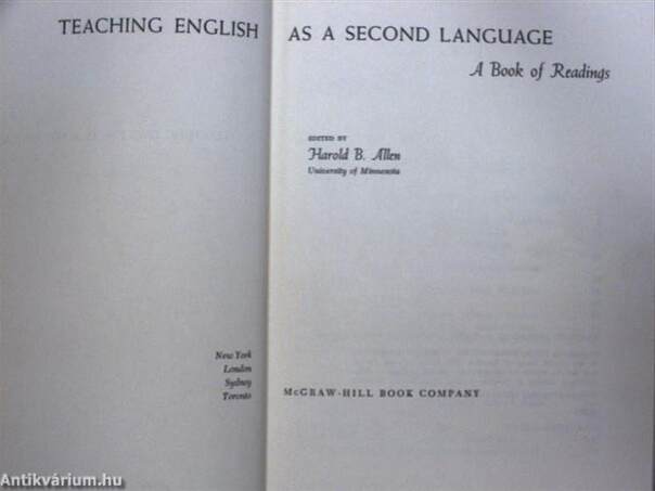 Teaching English as a Second Language