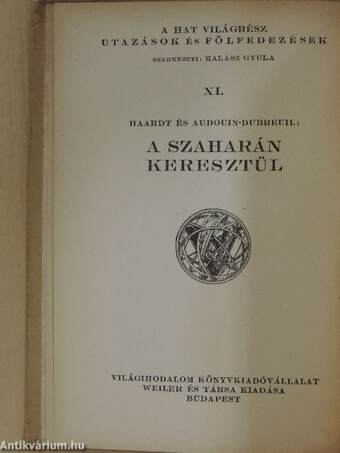 A Szaharán keresztül