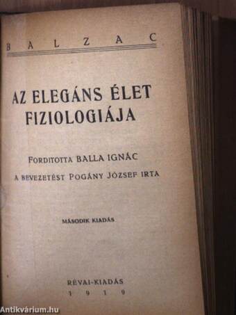 A szegények kincse/Az elegáns élet fiziologiája