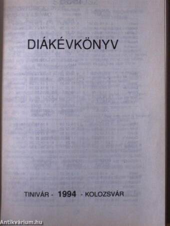 Diákévkönyv 1994