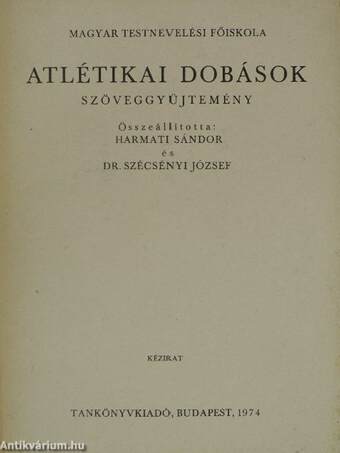 Atlétikai dobások