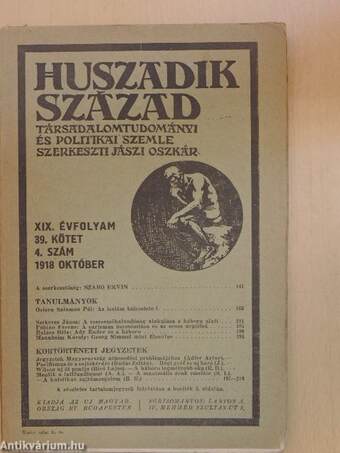 Huszadik Század 1918. október