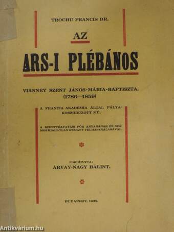 Az ars-i plébános