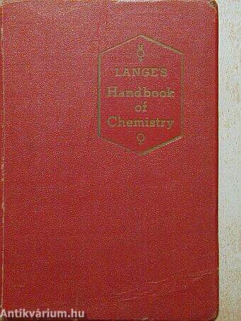 Lange's Handbook of Chemistry