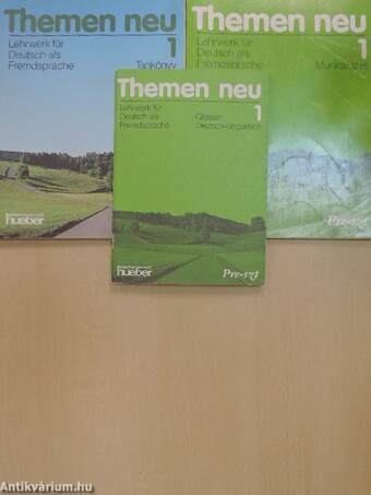 Themen neu 1 - Kursbuch/Arbeitsbuch/Gossar Deutsch-Ungarisch