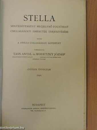 Stella 1930/3-4.