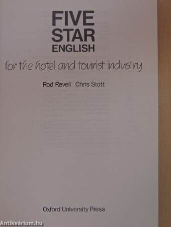 Five Star English for the hotel and tourist industry