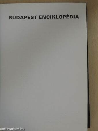 Budapest enciklopédia