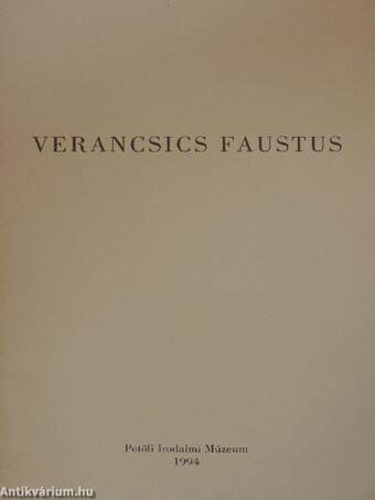 Verancsics Faustus