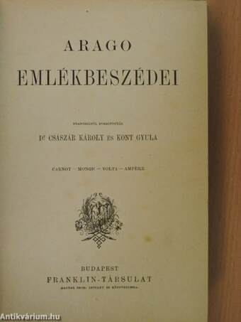 Arago emlékbeszédei