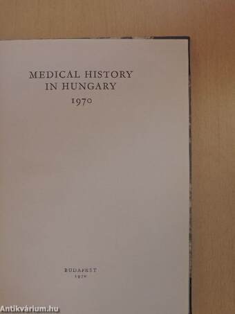 Medical History in Hungary 1970