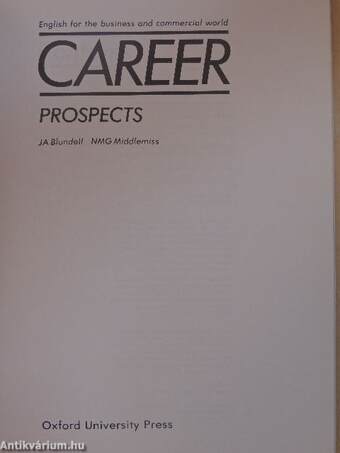 Career Prospects