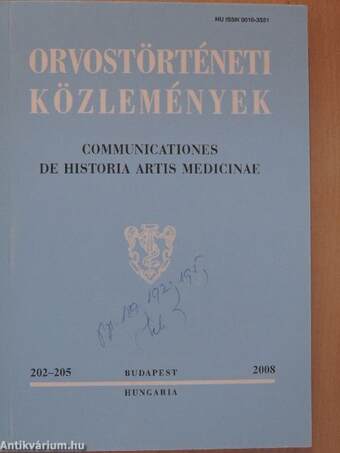 Orvostörténeti közlemények 202-205