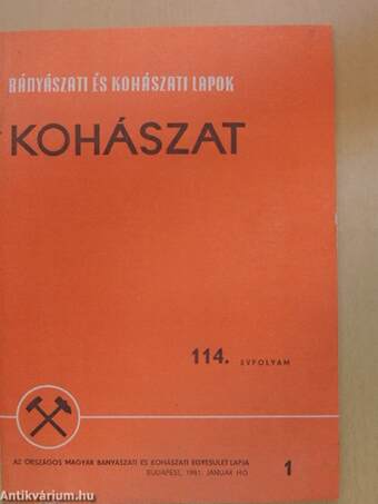 Bányászati és Kohászati Lapok - Kohászat/Fémkohászat/Öntöde 1981. január
