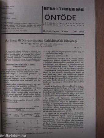 Bányászati és Kohászati Lapok - Kohászat/Fémkohászat/Öntöde 1981. január