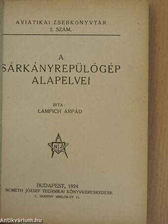 A sárkányrepülőgép alapelvei