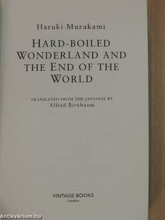 Hard-Boiled Wonderland and the End of the World