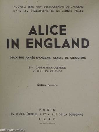 Alice in England