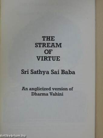 The Stream of Virtue