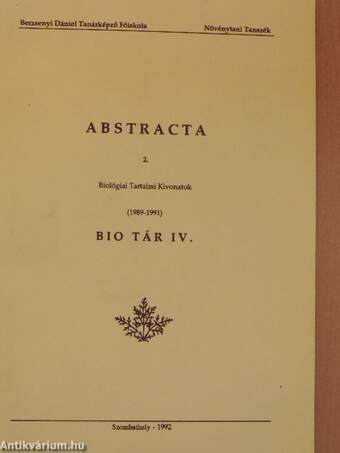 Bio Tár IV.