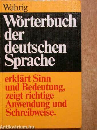 Wörterbuch der deutschen Sprache