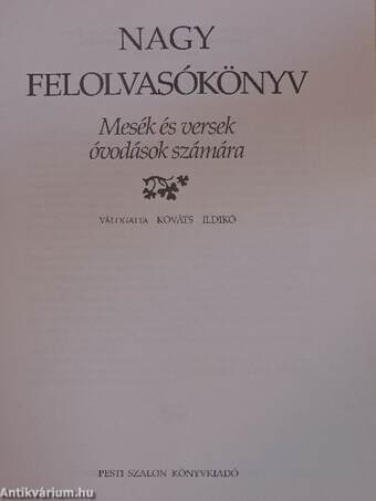 Nagy felolvasókönyv