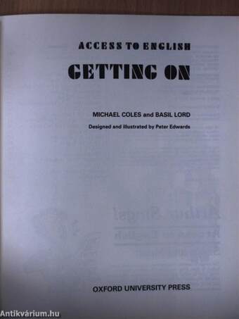 Getting On - Book