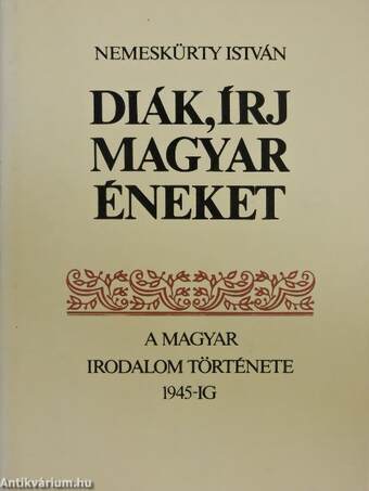 Diák, írj magyar éneket 1. (töredék)