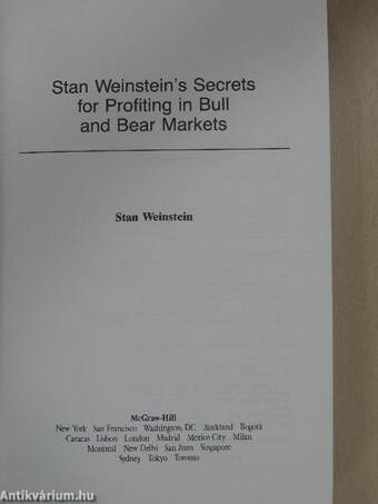 Stan Weinstein's Secrets for Profiting in Bull and Bear Markets